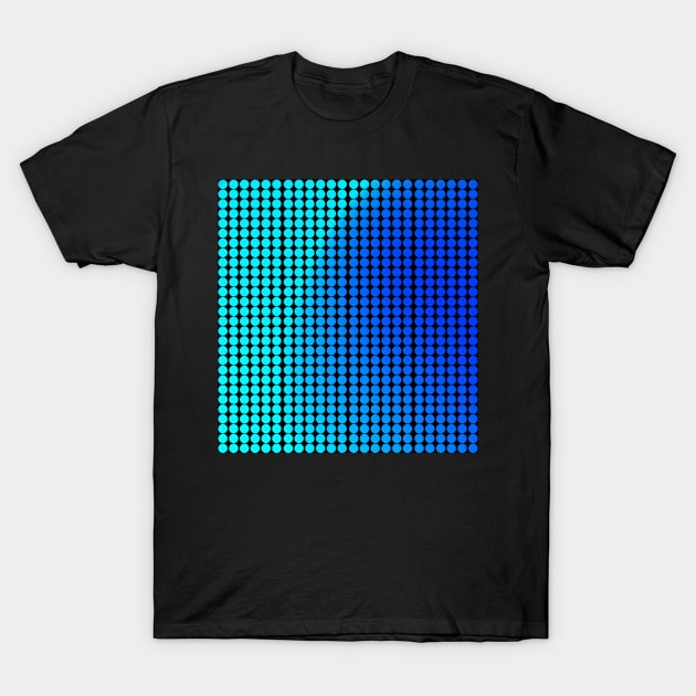 Dots color design aquamarine, green, blue T-Shirt by NYWA-ART-PROJECT